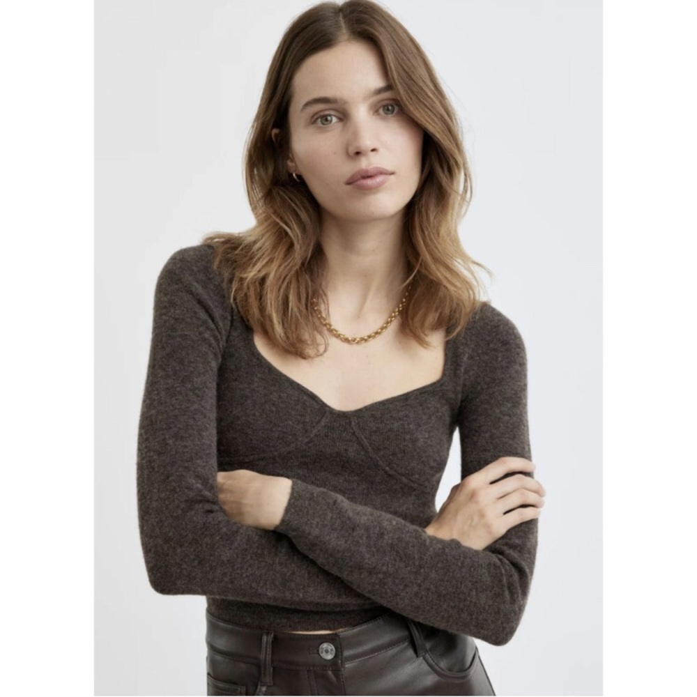 Wilfred blk Greer crop sweater S M read